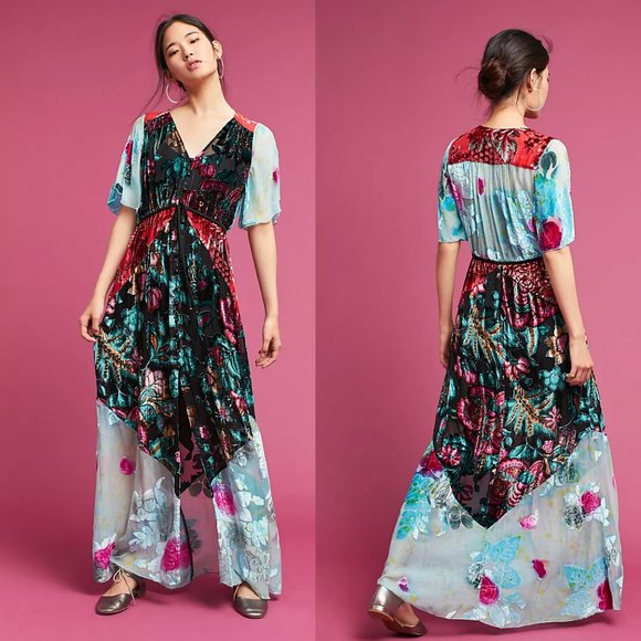 Anthropologie Dresses & Skirts - Anthropologie Hale Bob Evensong Maxi Dress Small